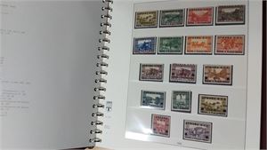 JUGOSLAVIEN samling **/* 1918-1987 i fyra Lindneralbum. Glest besatt äldre avsnitt men bättre allteftersom inklusive en
