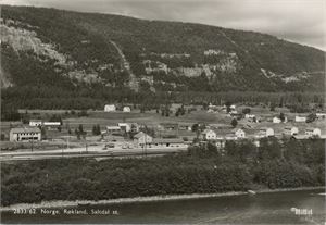 Postkort jernbane SALTDAL stasjon (NO) A6 s/h (Mittet 2833-62) ubrukt