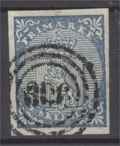 NK 1  (pos A39) stemplet 3-rings 306 (Trondhjem)