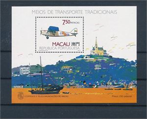MACAU xx Mi Bl 11, 1989 Fly (€ 40)