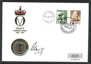 Sykkel VM 1993. De to ulike 100 kronene i sølv. 0