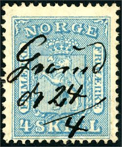 8. 4 skill, anert med håndskrevet stedsnavn "Grorud d 24/4".