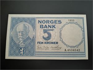 5 kroner 1955 A