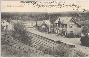 Jernbane Tande Jernbanestation (G. B. 354) st. GAUPEN 1911(He)