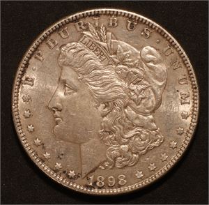 1 dollar 1898. Kv.1+/01