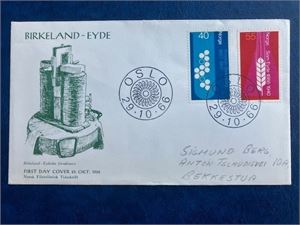 NK 583-84 Birkeland og Eide FDC