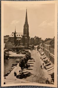 ARENDAL, Kirken og Pollen, utgiver Mittet nr. 416. Ubrukt.