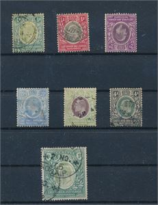 EAST AFRICA & UGANDA o/x SG 1-6 + 9. 2a er defekt (oppgitt £ 257 antagelig for alle merkene)