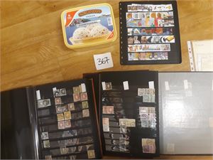 PORTUGAL samling/dubletter i visirperm, tykk innstikksbok og litt i isboks + noen albumark. Gammelt til nytt
