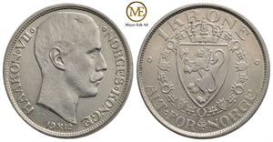 1 krone 1912 Haakon VII. Kv.01