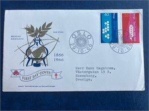 NK 583-84 Birkeland og Eide FDC