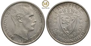 1 krone 1917 Haakon VII. Kv.0