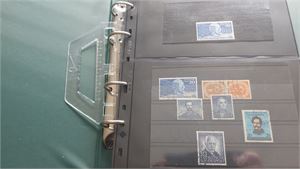 TYSKLAND liten pärm med diverse försändelser och bättre märken och serier. bland annat fyra Marx miniblock, Marienkirchen **,