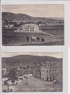 Drammen - lot 4 kort fra Strømsø.  Alle brukt og småf.