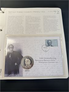 Nr 72 Bjørnson tildeles nobelpris i litteratur