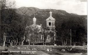 Postkort Petsamo Boris-Glebin kirke