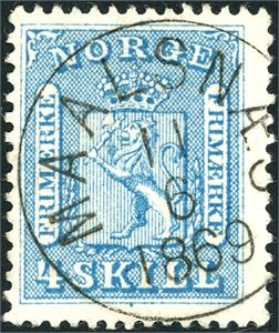 8. 4 skill, pent stemplet "Maalsnæs 11.6.1869".