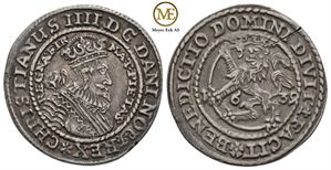 1/8 speciedaler 1639 Christian IV. Kv.1+