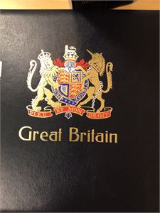 England. 1971 - 2000 stemplet /** i 2 flotte DAVO-album