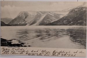 SJOMEN Frostisen, utgiver H&C Narvik no. 110, brukt 1904.