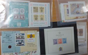 NORDEN parti 30-tal miniblock från bland annat Danmark, Island (inkl. nr 1) och Finland