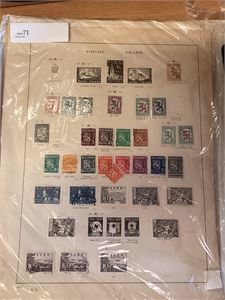 Finland Liten samling Finland på albumark