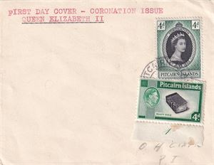 Pitcairn Island - Førstedagsbrev 1952