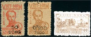 Viet Nam. Duplicates North- and South Viet Nam in 3 stockbooks.