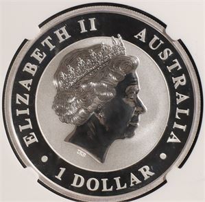 1 dollar 2015 Australia MS70 Stock Horse First Release