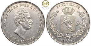 Speciedaler 1850 Oscar I. Kv.01