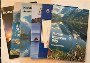 Norge. Årssett 1984-1989