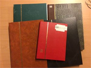 Frankrike Lot med 5 sinstikksbøker diverse Frankrike