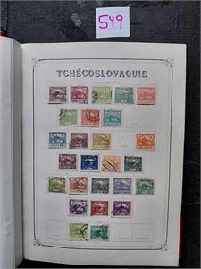 TSJEKKOSLOVAKIA o/xx/x samling i et Yvert album til 1971. Ikke garanti på 1919-utgavene, kun 5 miniark, ellers mange merker