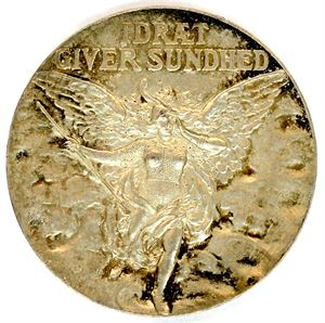 Central-styret for yngre Idræts-foreninger. Sølv. 31mm. S&H.221. 01