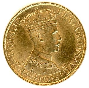 20 kroner 1910 i gull. 01