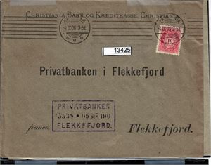 PERFIN "C.B.& K" på brev med firmalogo