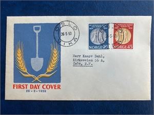 NK 475-76 Norges Vel FDC