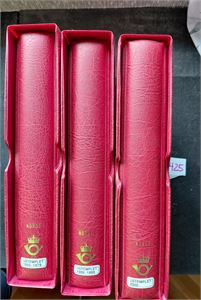 Samling i 3 LT bind med kassetter og ark til 2011. Omtrent komplett fra 1909 minus Nk 272. Se merknader under de beste merkene. Mange bilder på nettsidene