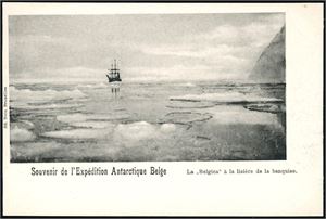 Souvenir de l´Expedtion Antarctique Belge". A complete set of 10 postcards. K-0