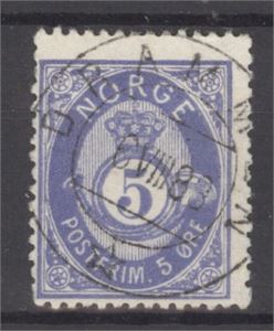 NK 24 II A Drammen 6-VIII-83 fullst. på 5ø skjev ned venstre