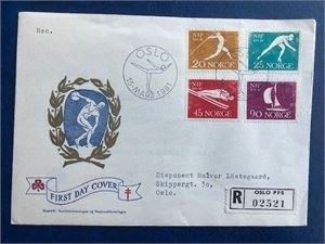 NK 492-95 Idrett FDC