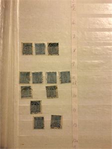 Sverige Dublettlagerbok.  En herlig Leuchtturm dublettbok Ca 2000 merker, hvorav halvparten er ringtype og Båndmerker.  Virker ugjennomgått.  Medf. Også en del pene stempler.