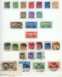 Slesvig. A complete collection on pages.