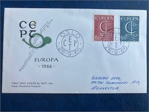 NK 581-82 Europa 1966 FDC