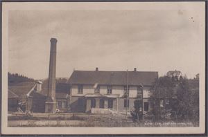 Sørum Meieri. Nærbilde (Carl Normann). St. Sørumsand 1921.