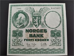 50 kroner 1960 D ex. Skilling 2015