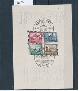 REICH o Mi Bl 1, 1930 IPOSTA (€ 2000)