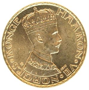 20 kroner 1910 i gull. 0/01