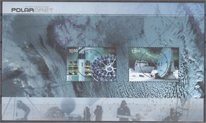 NK 1639 - 1640 Polaråret (Blokk 33) Lux stemplet Lier C 23.3.07