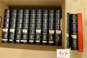 DANMARK-FDC 11 LT permer + noen få i tynn ringperm 1940-2020 inkl dubletter/vignetter. Ikke sjekket hvor komplett dette er.